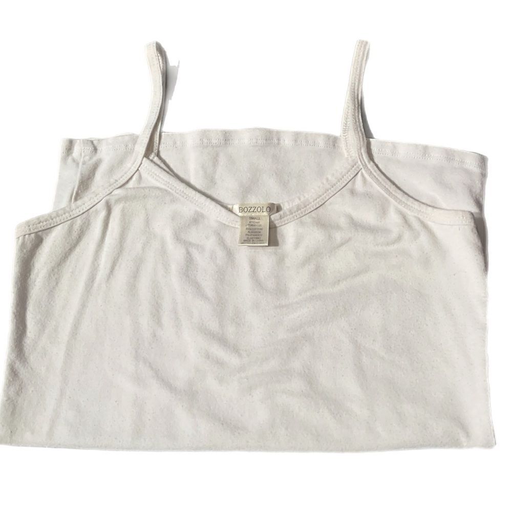 Bozzolo Layering Cami - White (S) - Picture 9 of 11